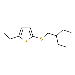 2-Ethyl-5-[(2-ethylbutyl)thio]thiophene结构式