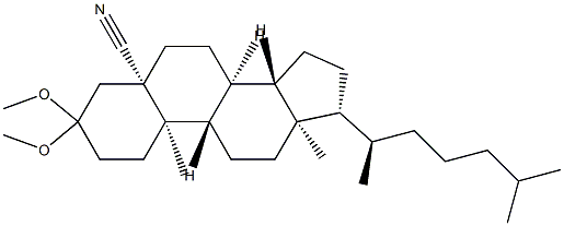 3,3-Dimethoxy-5β-cholestane-5-carbonitrile picture