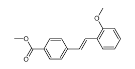 2-Methoxystilben-4'-carbonsaeuremethylester结构式