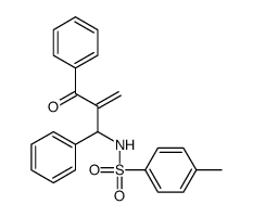 N-(2-benzoyl-1-phenylprop-2-enyl)-4-methylbenzenesulfonamide Structure