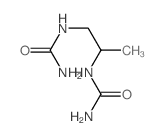 1-(carbamoylamino)propan-2-ylurea Structure