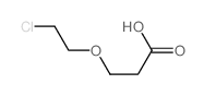 3-(2-chloroethoxy)propanoic acid structure