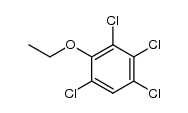 1,2,3,5-Tetrachloro-4-ethoxybenzene结构式