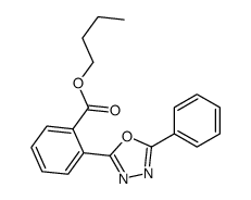 butyl 2-(5-phenyl-1,3,4-oxadiazol-2-yl)benzoate结构式