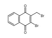 2-bromo-3-(bromomethyl)-[1,4]naphthoquinone结构式