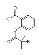 2-(2-bromo-2-methylpropanoyl)oxybenzoic acid结构式