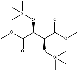 (2S,3S)-2,3-Bis(trimethylsiloxy)butanedioic acid dimethyl ester结构式