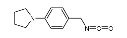 1-[4-(isocyanatomethyl)phenyl]pyrrolidine结构式