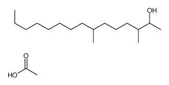 Acetic acid 1,2,6-trimethyltetradecyl ester structure