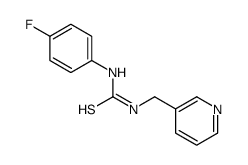 1-(4-fluorophenyl)-3-(pyridin-3-ylmethyl)thiourea Structure