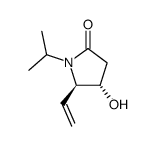 2-Pyrrolidinone,5-ethenyl-4-hydroxy-1-(1-methylethyl)-,(4S,5R)-(9CI) Structure