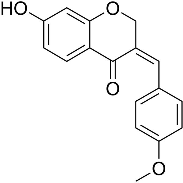 (3Z)-2,3-二氢-7-羟基-3-[(4-甲氧基苯基)亚甲基]-4H-1-苯并吡喃-4-酮图片