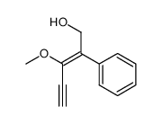 (Z)-3-Methoxy-2-phenyl-pent-2-en-4-yn-1-ol Structure