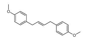 1-methoxy-4-[4-(4-methoxyphenyl)but-2-enyl]benzene结构式