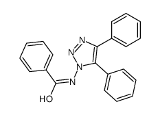 N-(4,5-diphenyltriazol-1-yl)benzamide Structure