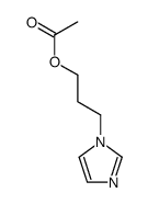 1H-Imidazole-1-propanol,acetate(ester)(9CI) Structure