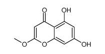 5,7-dihydroxy-2-methoxychromen-4-one结构式