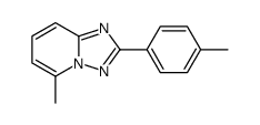 5-methyl-2-(4-methylphenyl)-[1,2,4]triazolo[1,5-a]pyridine结构式