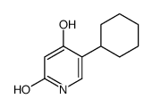 5-cyclohexyl-4-hydroxy-1H-pyridin-2-one结构式