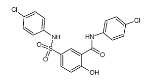 5--salicylsaeure-<4-chlor-anilid> Structure