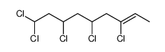 3,5,7,9,9-pentachloronon-2-ene Structure