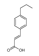 3-(4-propylphenyl)prop-2-enoic acid结构式
