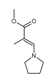 methyl β-pyrrolidinomethacrylate结构式