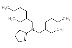 N-(1-cyclopentenyl)-2-ethyl-N-(2-ethylhexyl)hexan-1-amine Structure