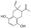 5,6,7,8-Tetrahydro-7-isopropenyl-6-methyl-6-vinyl-1,4-naphthalenediol结构式