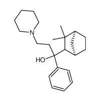 1-((1R,4S)-3,3-Dimethyl-bicyclo[2.2.1]hept-2-yl)-1-phenyl-3-piperidin-1-yl-propan-1-ol结构式