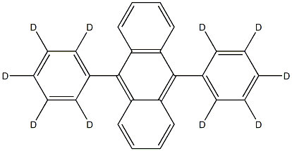 9,10-Di[(2,3,4,5,6-2H5)phenyl]anthracene Structure