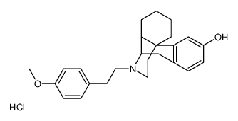 Morphinan-3-ol,17-(p-methoxyphenethyl)-,hydrochloride,(-) Structure