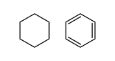benzene,cyclohexane结构式