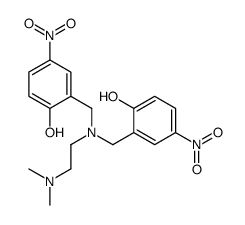 2-[[2-(dimethylamino)ethyl-[(2-hydroxy-5-nitrophenyl)methyl]amino]methyl]-4-nitrophenol Structure