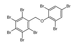 1,2,3,4,5-pentabromo-6-[(2,4,6-tribromophenoxy)methyl]benzene Structure