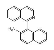1-(2-氨基-1-萘基)异喹啉结构式