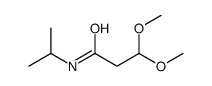3,3-dimethoxy-N-propan-2-ylpropanamide结构式