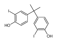 4-[2-(4-hydroxy-3-iodophenyl)propan-2-yl]-2-iodophenol Structure