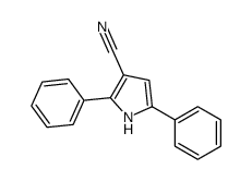 2,5-diphenyl-1H-pyrrole-3-carbonitrile structure