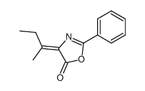 Z-2-phenyl-4-sec-butylidene-5-oxazolone Structure