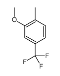 Benzene, 2-methoxy-1-methyl-4-(trifluoromethyl)- (9CI)结构式