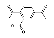 1,4-diacetyl-2-nitro-benzene结构式