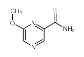 6-甲氧基-哌嗪-2-硫代甲酰胺结构式