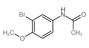 N-(3-bromo-4-methoxy-phenyl)acetamide structure