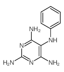 2,4,5,6-Pyrimidinetetramine,N5-phenyl- structure