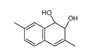 (1R,2R)-3,7-dimethyl-1,2-dihydronaphthalene-1,2-diol Structure