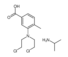 3-[bis(2-chloroethyl)amino]-4-methylbenzoic acid,propan-2-amine结构式