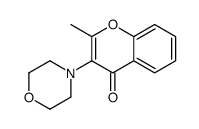 2-methyl-3-morpholin-4-ylchromen-4-one Structure