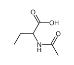 N-ACETYL-DL-2-AMINO-N-BUTYRIC ACID structure