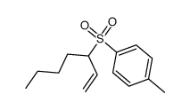 1-(hept-1-en-3-ylsulfonyl)-4-methylbenzene Structure